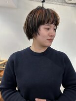 マルケ ドゥ マッシュ(MaruQuee de mashu)&nbsp;梅田/イメチェン/ショート/ボブ/レイヤー/20代/デザインカラー