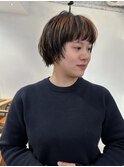梅田/イメチェン/ショート/ボブ/レイヤー/20代/デザインカラー