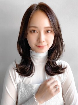 リヤン 表参道(lyann) ピンクベージュモテ髪サイドバングクールショートイメチェン