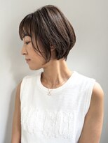 オーソ(AUTHO)&nbsp;イメチェン/前髪/クールショート/40代/50代/白髪ぼかし/白髪染め