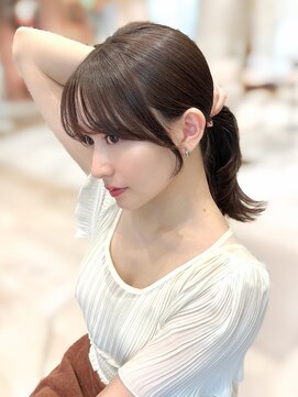 プラチナ(PLATINA) *20代30代40代◎結んでも可愛いレイヤー顔周りカット薄め前髪
