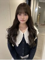 ペピンバイメルシー(pepin by merci.)&nbsp;オリーブグレージュ×ふわふわウェーブ巻き