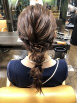 プランタンアヴェダ(printemps AVEDA)&nbsp;編み下ろしお呼ばれヘア