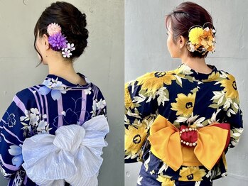 クロード モネ 吉祥寺店(Claude MONET)の写真/ゆかたでお出掛け◎卒業式などの特別な日に、華やか着付け!訪問着予約も承ります◎