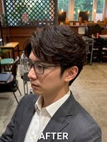 ジェットブラックキューサンロク(JET BLACK 936) ビジネスフェザーパーマ