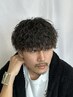 【ヨシ指名】メンズカット＋縦落ちパーマ￥15500