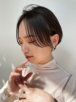 シンス 銀座(since)&nbsp;前髪なし小顔似合わせカット/ナチュラルショートボブ【銀座駅】