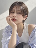 ノア(NOA) 【NOA】韓国ハンサムショートシースルーバングブラウンベージュ