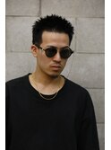 パンクロック系ショート  <渋谷><理容室><バーバー>