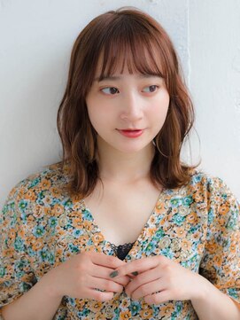 ルティア 池袋(Lutia) 波ウェーブ オレンジベージュ★★