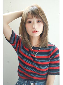 リノ 吉祥寺(Lino kichijoji) 大人可愛いミディアムレイヤー　Lino吉祥寺