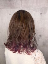 ヘアリゾートエーアイ 新宿西口店(hair resort Ai) ワインレッド×インナーカラー