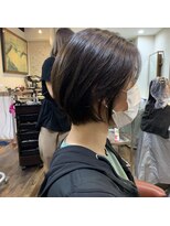 ヘアーアンドメイク シーク 八王子(HAIR&MAKE SeeK) ハンサムなショートボブ