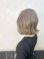 オースト ヘアー ステラ 新宿店(Aust hair Stella) ワンブリーチで作るミルクティーグレージュ【kizashi】