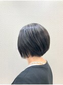 黒髪/小顔/ショート/ショートグラ/前下がり/30代40代50代/