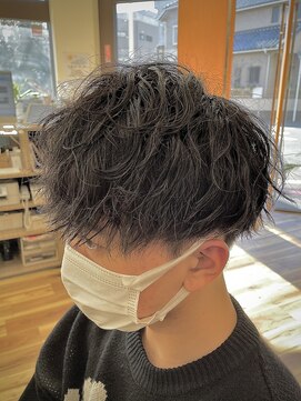 スウェル 船橋店(Swell) メンズツイストパーマスパイラルパーマフェード[船橋]