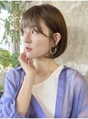 大人マッシュショート／丸みショート／イメチェン／30代40代50代