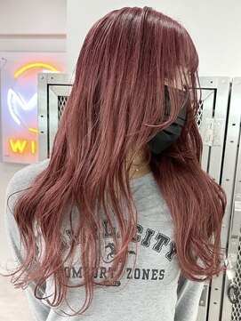 ウィコ 新宿(WICO) シールエクステガーネットピンク[新宿駅/モード/ダブルカラー]