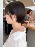 ◇丸みショートボブ 小顔顔周りカット 表参道