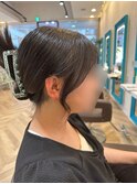 結んでも下ろしても可愛い顔まわり