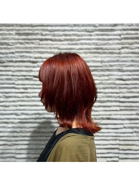 ビス リアン 川口店(Vis lien) ウルフスタイル／ウルフ風／オレンジ／オレンジブラウン