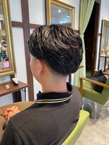 ネウィサリュー 立川(newi saLyu)&nbsp;社会人カット学生カット黒髪マッシュパーマダウンパーマ立川