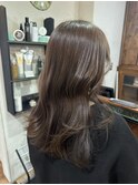 ゆるっと艶々韓国ヘア
