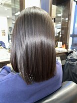 美容室 夢先案内&nbsp;ミディアムクセ強でも◎サラサラヘアー