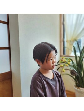 夕やけ理髪店 絶対短くしたくないマンスタイル!