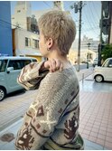 【メンズヘア】【ベリーショート】【ブロンド】