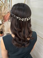 エルバイラビス 大宮(elu by lovis)&nbsp;《momo》韓国風ハーフアップ/結婚式/大宮