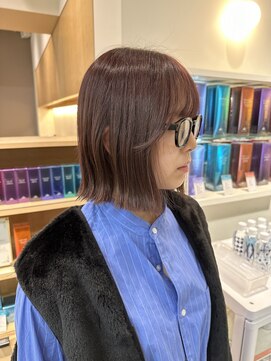 レア 渋谷(Le'a) ラベンダーブラウン/ココアブラウン/タッセルボブ/切りっぱなし