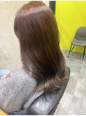 超音波トリートメントプラスで艶カラー