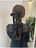 ツイン編み下ろし