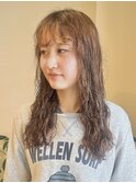 外国人風カジュアルパーマ