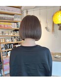 クリスタルカラー×ミニボブ