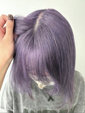 カシェル(cashel) ペールラベンダー ／ブリーチ1.5回  ブリーチ2回