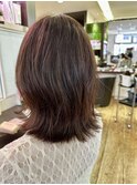 【東区エリア】大人女性へ♪外はねロブ オレンジブラウン