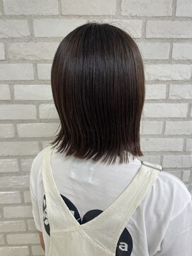 アッシュ 稲田堤店(Ash) シースルー外ハネボブ