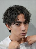 渋谷シャドウパーマメンズカットマッシュウルフルーズパーマ