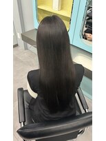 ノー バイ イオエ 西梅田(no. by ioe)&nbsp;ブリーチなしカラー/髪質改善/ミルクティーベージュ/小顔へア