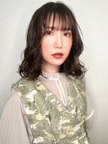 カバーヘア イヴ 戸頭店(COVER HAIR EVE)&nbsp;ゆるふわパーマくせ毛風ミディアムレイヤーp1戸頭20代30代40代