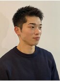 スパイキーショート/メンズショート◎ピンパーマ波巻きツイスト