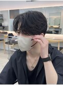 ニュアンスフェザーパーマセンターパートツーブロック名古屋栄