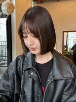 ロンド ボーイ 表参道(Lond BOY)&nbsp;グランマッシュ/オリーブグレー/ショート/ヘイリーボブ/前髪