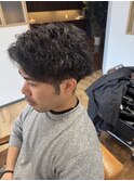 メンズツイストスパイラルパーマ
