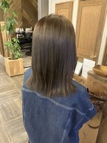 ヘアードレスビュー(hair dress V.I.E.W)&nbsp;セミロング×ミルクティーブラウン