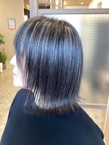 フランヘア 新宮店(Flan hair)&nbsp;ハイライトカラーで作るグレー色