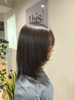 アンビス(1bis)&nbsp;艶感レッドブラウンに似合う顔周りレイヤー