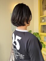 ヒントステーション(HINTSTATION) 〈浅草 半個室〉艶グレージュエアリーレイヤーボブ